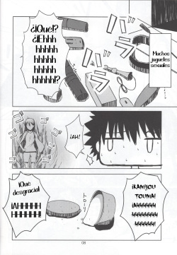 (C80) [AMAYADORI+ (Harenochiame)] HARD GIRL (Toaru Majutsu no Index) [Spanish] page 7