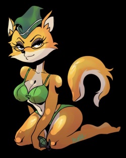 Lt. Fox Vixen - Squirrel and Hedgehog - 5th Pack