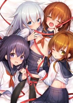 [Lapin gris (Haiba)] Ouchi de Osoto de? Dairoku Kuchikutai to Icha Love Bon (Kantai Collection -KanColle-) [Digital] page 3