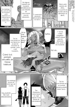(C97) [Yaki Tomahawk Steak (Yakitomato)] Shuukatsu Shippai Shita Succubus-san o Hiroimashita | Yo recogi una súcubo que no consiguió un trabajo [Spanish] [El mago de las MILFS] page 2