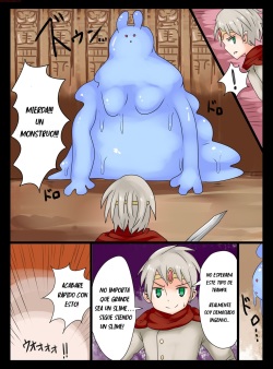 [Murasaki Nyanko Bar (Vae)] Yuusha wa Slime Musume ni Natte Shimatta! [Spanish] [bananare22] page 4