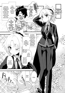 (COMIC1☆16) [Peθ (Mozu)] Full Dress Honey Knight -Kizuna10+ no Mor-san to Eirei Seisou- (Fate/Grand Order) [English] [EHCOVE] page 2