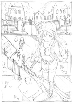[Fujiwara Shunichi] Futanari Kaitou Ao Danuki page 1