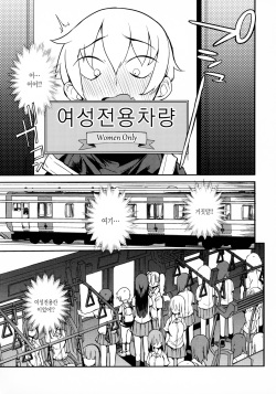 (C97) [Naitou2 (F4U)] dosukebe jyosei senyou syaryou ni boku | 개씹변태 여성전용열차와 나 [Korean] page 4