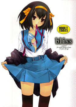 (C73) [Hapoi-dokoro (Okazaki Takeshi)] bliss (The Melancholy of Haruhi Suzumiya) [Spanish] page 1