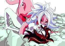 My collection of hentai Dragon ball: Android 21 and Chirai