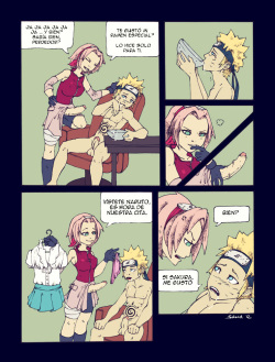 [Soloid] Naruto and Futa!Sakura Comic (Incomplete) [Spanish] page 1