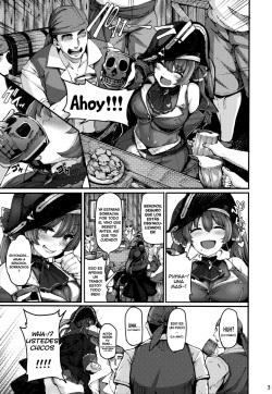 (Akihabara Chou Doujinsai) [LAMINARIA (Shiokonbu)] Kimi-tachii Senchou to Off-pako Shitain desu kaa | You Guys~! Do You Wanna Have Offline Sex With Senchou? (Houshou Marine) [Spanish] {MetamorfosiS} page 3