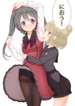 [Denkaisuiii] Charu &amp; Shizuka Armpit Licking (Puella Magi Madoka Magica Side Story: Magia Record) [Pixiv FANBOX] page 2