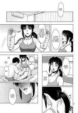 (C96) [AZASUKE WIND (AZASUKE)] Honeoridoku - I can't use my hands (Black Lagoon) [English] [Nisor] page 4