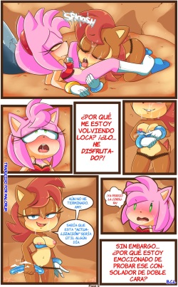 [HearlessSoul/TenshiGarden] Sally &amp; Amy in The Forbidden fruit | En La Fruta Prohibida (Sonic the Hedgehog) [Spanish] [Malorum] page 7