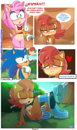 [HearlessSoul/TenshiGarden] Sally &amp; Amy in The Forbidden fruit | En La Fruta Prohibida (Sonic the Hedgehog) [Spanish] [Malorum] page 8