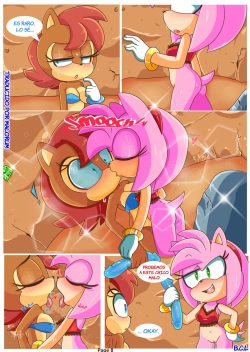 [HearlessSoul/TenshiGarden] Sally &amp; Amy in The Forbidden fruit | En La Fruta Prohibida (Sonic the Hedgehog) [Spanish] [Malorum] page 9