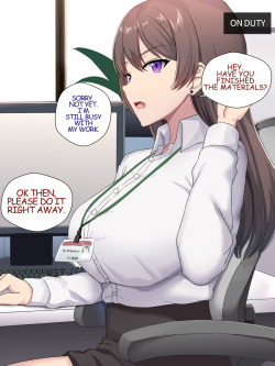 Shokuba no Senpai to Dosukebe Sex