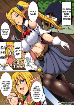 [Haneinu] Elf Oyako to Pakopako Ibunka Kouryuu! ~Lena Hen~ [Spanish] page 4