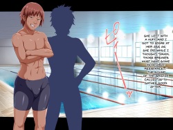 [Motley crew (Arima Kouichi)] Suiren - Kyouei Mizugi no Mama Okasarete Netorareta Kanojo | Swimming Practice - A Story About My Girlfriend Getting Fucked By Another Man While Wearing Her Swimsuit [English] {Doujins.com} page 9