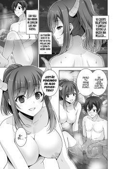 [RED CROWN (Ishigami Kazui)] Tottemo H na Succubus Onee-chan to Onsen de Shippori Sex [Spanish] [NHN SCANS] [Digital] page 8