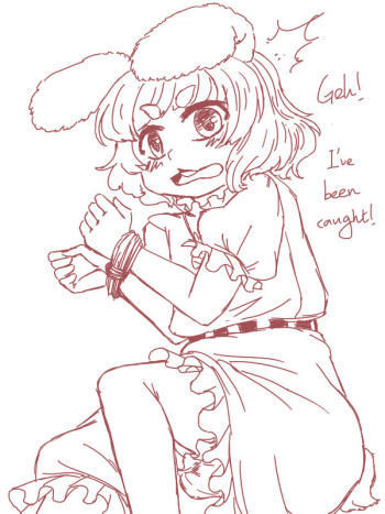 [Hell Angel] Caught! Usa! (Touhou Project) [English] (Redraw: No Pubic Hair Ver.) cover