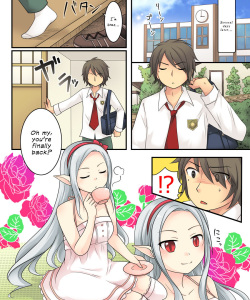 [Amuai Okashi Seisakusho (Kuratsuka Riko, Iga Senpuki)] Karui Kimochi de Keijiban o Arashite Itara Kyuuketsuki no Imouto Kenzoku  | The story of becoming the vampire princess' little sister underling because you spammed the imageboards. [English] [de page 4