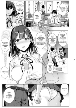 [AMAM (Ame Arare)] Toshoshitsu no Kanojo 2 ~Seiso na Kimi ga Ochiru made~ [Spanish] [Freelancesubs] [Digital] page 4