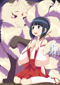 The Girl Who Failed To Defeat The Yōkai Of a Fox Tf + Extra