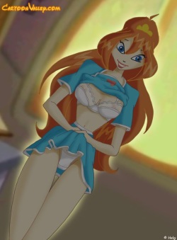 Bloom Winx horny in bed