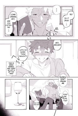 (C95) [GLUTAMIC:ACID (Tanunosuke)] Shiro-kun to Archer ga Ecchi Shitai Hon (Fate/stay night) [English] page 2