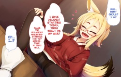 [Gensou Graphics (Ogami Kazuki)] Itazura Loli Kitsune Okitsune-sama no Ero Chouhatsu ga Sugosugite Ore wa Mou Gaman Dekinai! | The Naughty Loli Kitsune-sama's lewd teasing is irresistible! [English] {Bigk40k &amp; CapableScoutMan} page 10