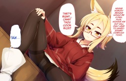 [Gensou Graphics (Ogami Kazuki)] Itazura Loli Kitsune Okitsune-sama no Ero Chouhatsu ga Sugosugite Ore wa Mou Gaman Dekinai! | The Naughty Loli Kitsune-sama's lewd teasing is irresistible! [English] {Bigk40k &amp; CapableScoutMan} page 8