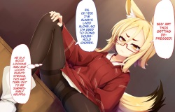 [Gensou Graphics (Ogami Kazuki)] Itazura Loli Kitsune Okitsune-sama no Ero Chouhatsu ga Sugosugite Ore wa Mou Gaman Dekinai! | The Naughty Loli Kitsune-sama's lewd teasing is irresistible! [English] {Bigk40k &amp; CapableScoutMan} page 9